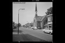8250-FN Kampweg kerk bij kerklaan ca 1969 Doorn - Kampweg met Gereformeerde Kerk